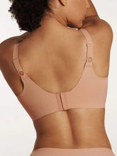 Mid-Rise Neckline Wireless Bra RosyBrown